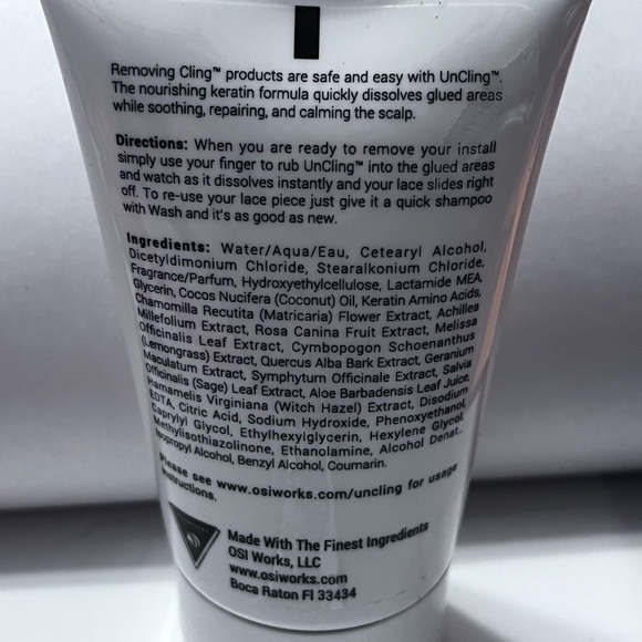 Un-Cling is a coconut oil-based adhesive remover for the skin. - Picture 8 of 8